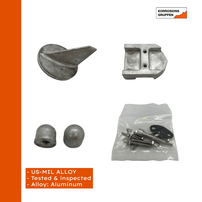 Anodes Bateau Recmar Jeu D'anodes Aluminium Pour Mercruiser Alpha One Gen. 1, Recmar - Neuf Jeu Anodes Alpha One Gen. 1 Anodes Bateau Recmar Jeu D'anodes Aluminium Pour Mercruiser Alpha One Gen. 1, Recmar - Neuf Jeu Anodes Alpha One Gen. 1
